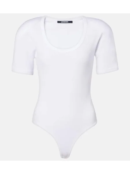 Top Jacquemus alb