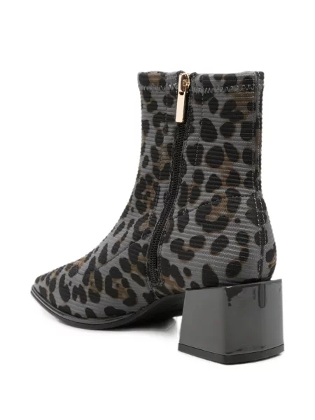 Cizme scurte Gioseppo cu imagine cu model leopard gri