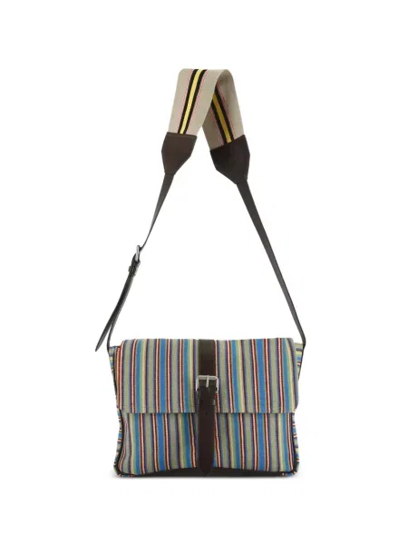 Geantă crossbody Dries Van Noten din canvas maro