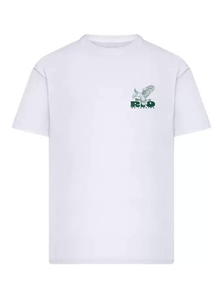 Mister Tee Tricou Welcome to Rio verde alb