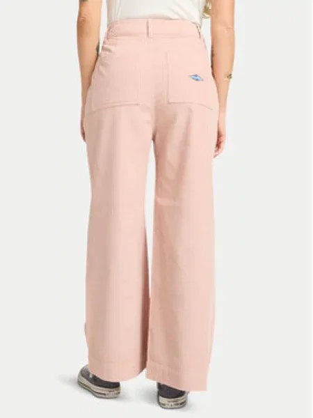 Kalhoty z materiálu Billabong růžové