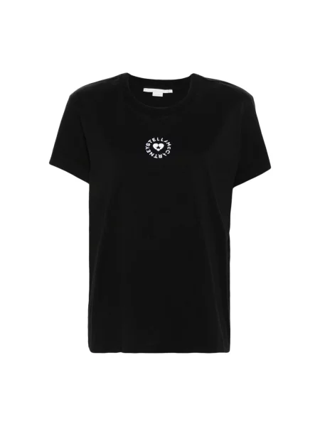 Koszulka Stella Mccartney z logo czarna