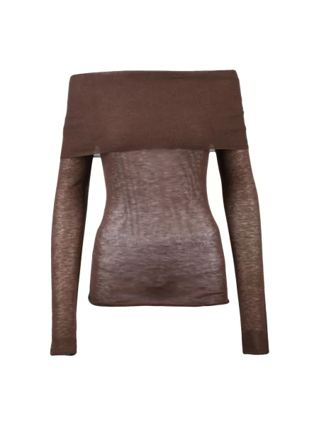 Sweter Alysi brązowy