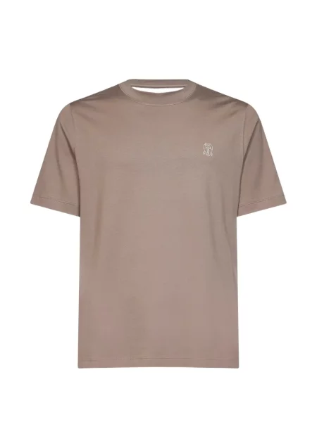 Tricou Brunello Cucinelli maro