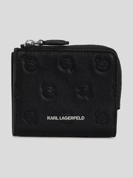 Портмоне Karl Lagerfeld IKON MONOGRAM черно