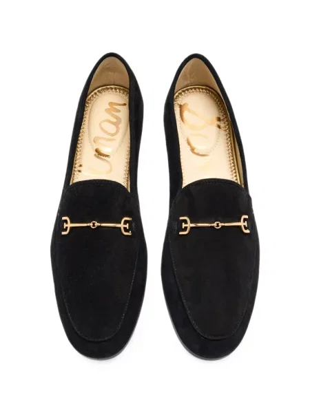 Pantofi loafer Sam Edelman din piele de căprioară negru