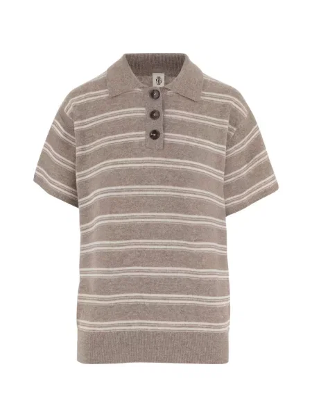Tricou polo The Garment maro