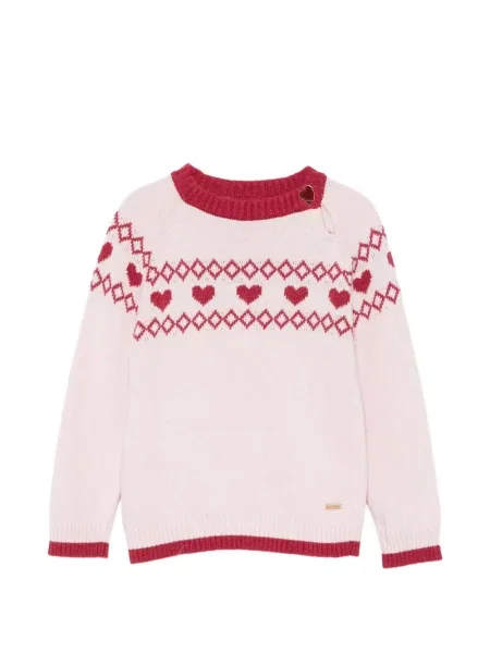 Sweter dziecięcy Patachou różowy
