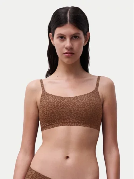 Chantelle Бюстгальтер-топ Soft Stretch коричневий
