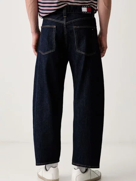 Tommy Jeans jeansy barrel granatowe