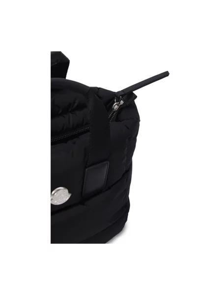 Shopperka Moncler skórzana czarna