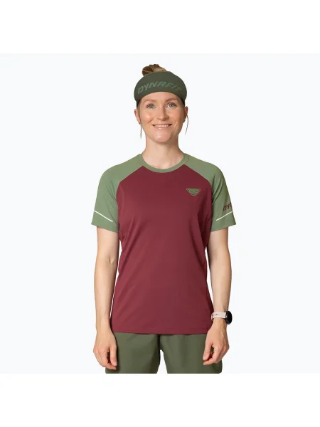 Tricou de alergare pentru femei DYNAFIT Alpine Pro burgundy