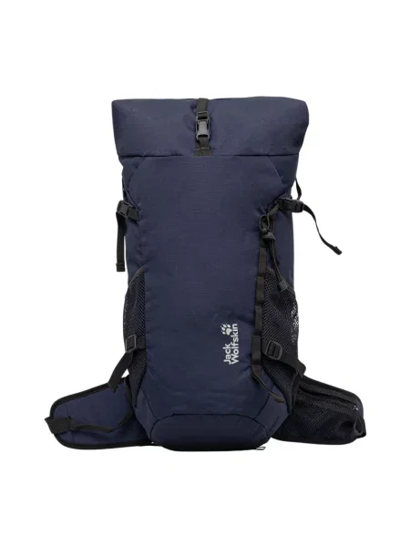 Jack Wolfskin plecak VELOCITY LITE granatowy duży z nadrukiem niebieski