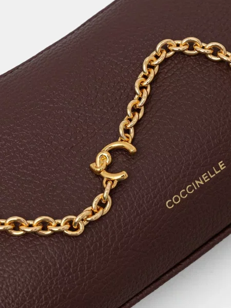 Кожаная сумка через плечо Coccinelle