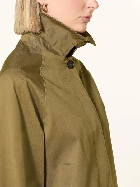 Darling Harbour Trenčkotová Bunda dark olive khaki