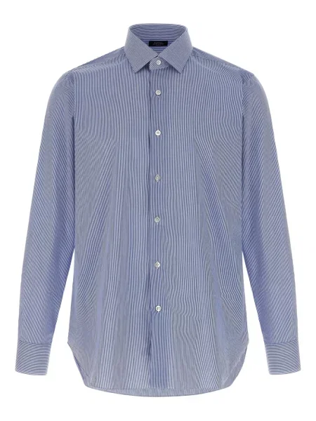 Pruhovaná košile Barba modrá