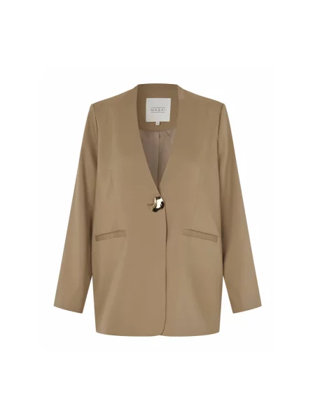 Marynarka Masai z długim rękawem beżowa