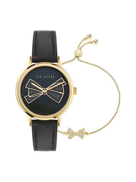 Ura in zapestnica Ted Baker črna