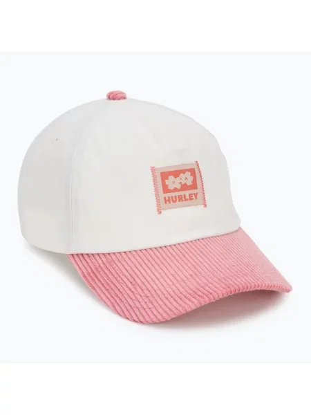 Hurley Palm valient червена дамска бейзболна шапка бяло