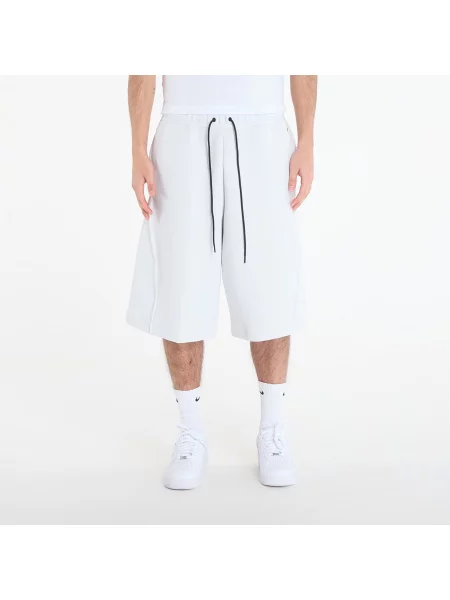 Fleecové kraťasy Nike bílé