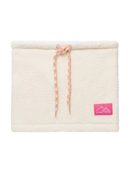 Cjevasti šal Kari Traa ROTHE bez uzorka bež