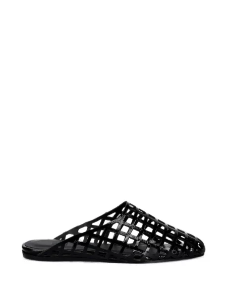 Papuci tip mules Billi Bi din piele negru