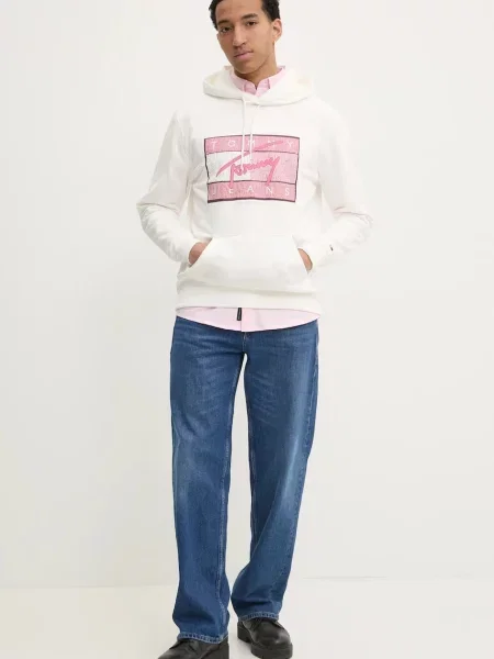Tommy Jeans μπλούζα μπεζ