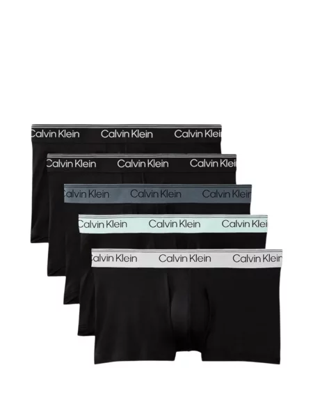 Boxeri Calvin Klein Underwear cu autograf negru