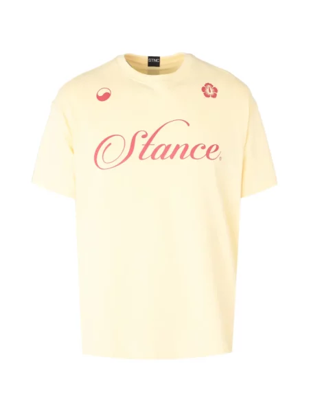 Tricou Stance cu imagine galben