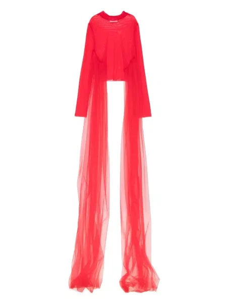 Top Alchemy transparente roșu