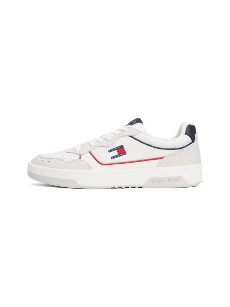 Sneakers Tommy Jeans Tjm Cupsole Elevated Écru albastru