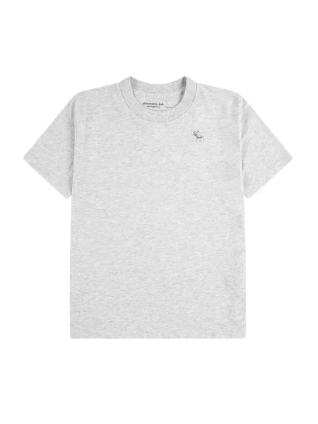 Abercrombie & Fitch Tricou ESSENTIAL deschis gri
