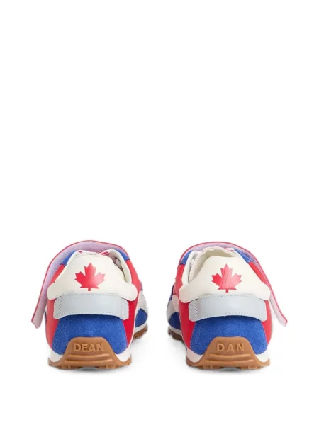 Sneakerși Dsquared2 cu bretele albastru