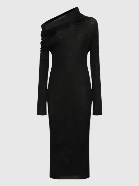 Сукня Barbro з вовни Ann Demeulemeester чорна