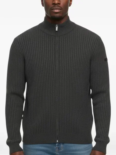 Cardigan Rrd de catifea verde