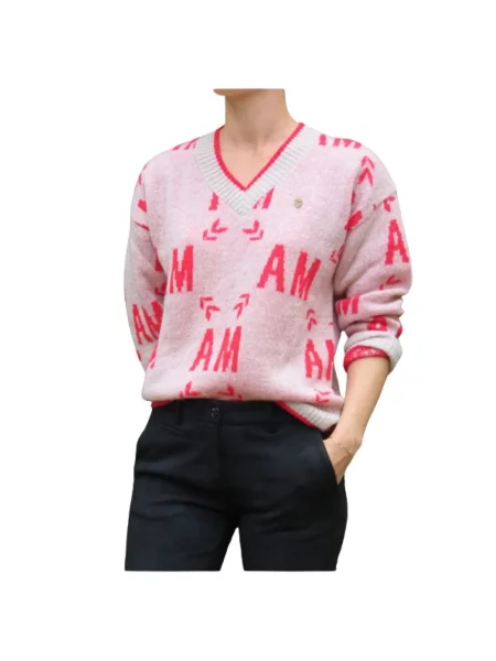 Sweter Aeronautica Militare różowy