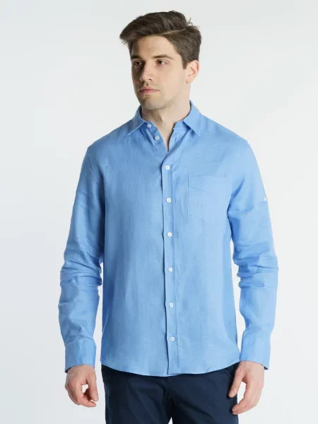 Arber Сорочка з довгим рукавом блакитний