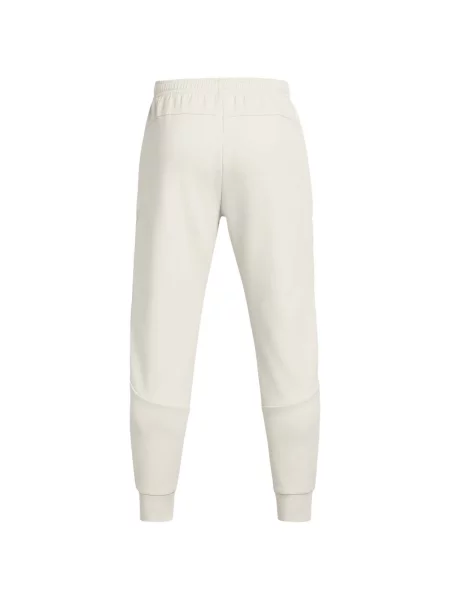 Kalhoty Under Armour Unstoppable Fleece summit white/black bílé