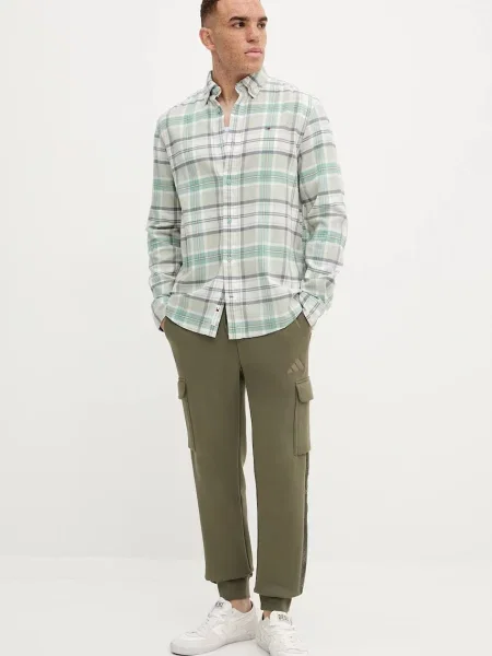 Спортивні штани adidas з аплікацією зелений