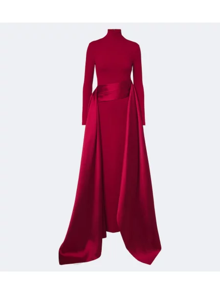 Rochie Solace London din satin roșu