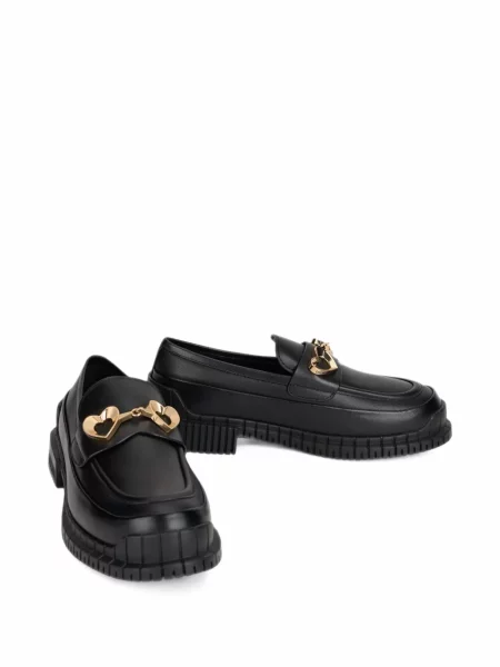 Лоуфъри Love Moschino със сърца черно