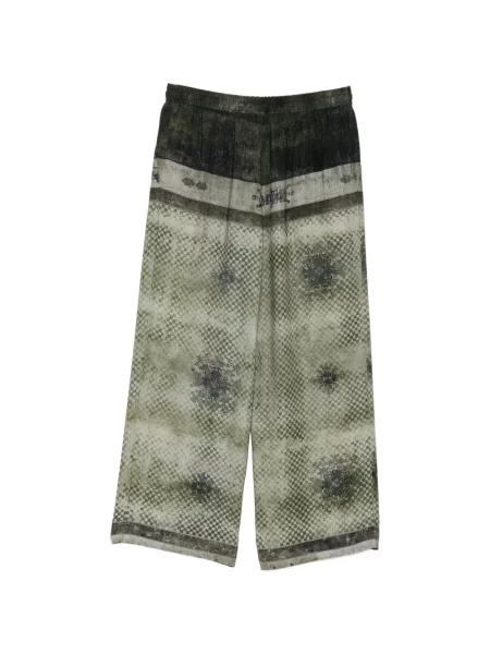 Pantaloni Ziggy Chen cu cordon verde