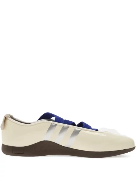 Șosete Adidas cu dungi cu tepi plasă maro