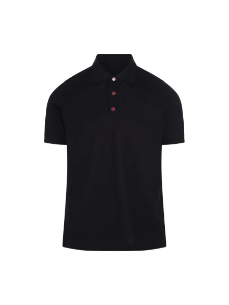 Koszulka polo Kiton niebieska