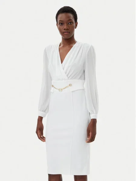 Rinascimento Sukienka koktajlowa biały