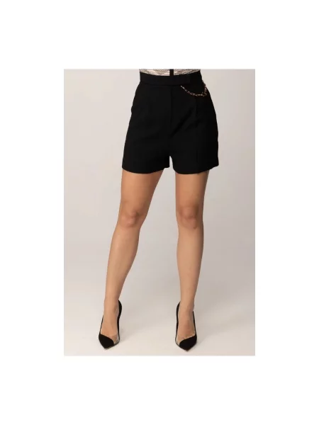 Elisabetta Franchi Pantaloni scurți negru