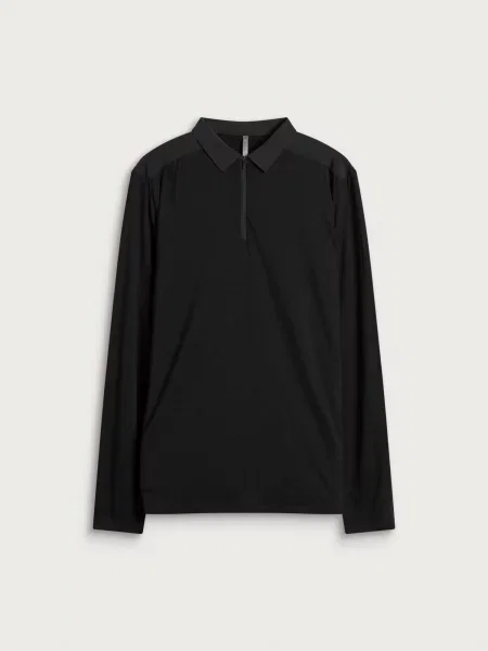 Koszulka polo Arc'teryx Veilance czarna