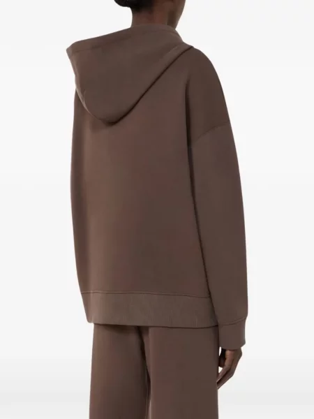 Hanorac cu glugă 's Max Mara cu glugă maro