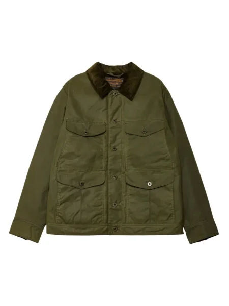 Gulerat geacă Filson de catifea cord verde