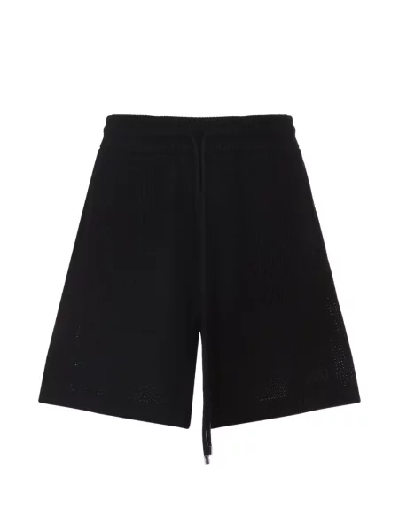 Pantaloni scurți Amiri plasă negru